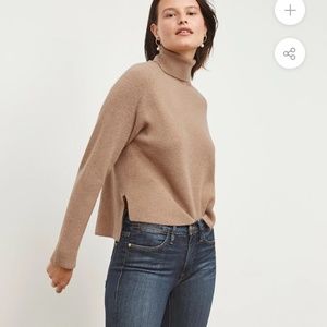 MM LaFleur Cashmere Arbus sweater in light griege XL